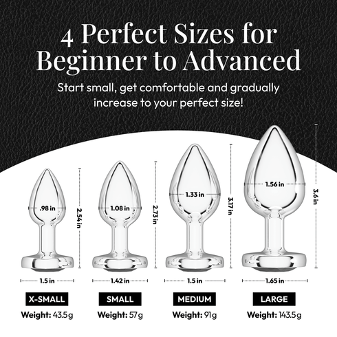 Metal Butt Plug Set