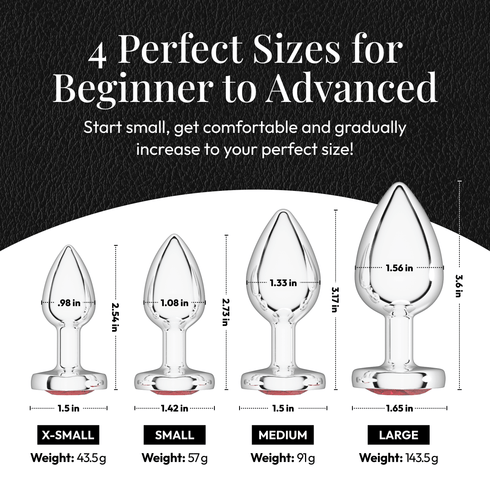 Metal Butt Plug Set