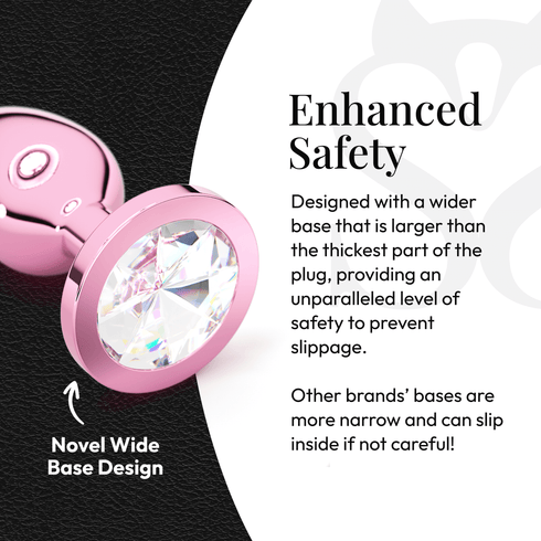 Metal Butt Plug Set (Circle-Shaped Charm)