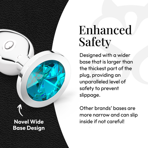 Metal Butt Plug Set (Circle-Shaped Charm)