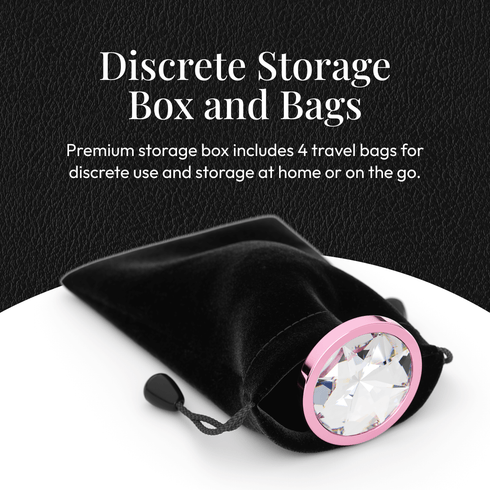 Metal Butt Plug Set (Circle-Shaped Charm)