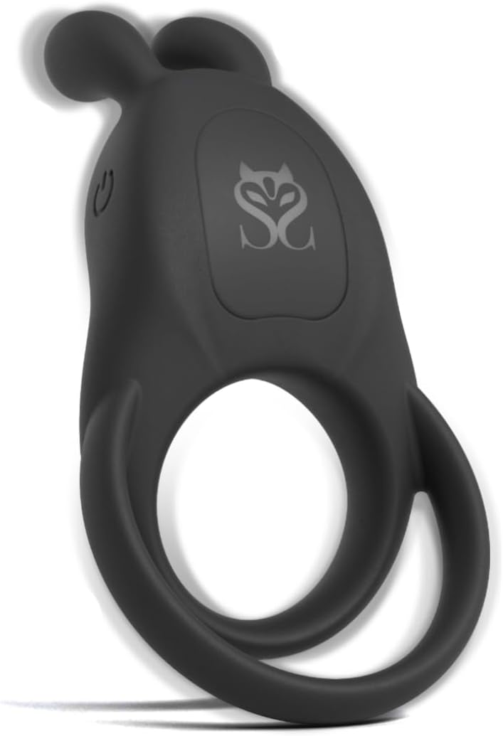 Vibrating C-Ring with bunny-ear stimulator
